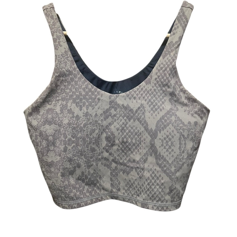 Varley Let's Go Walker Sports Bra Snake.Print Size Large